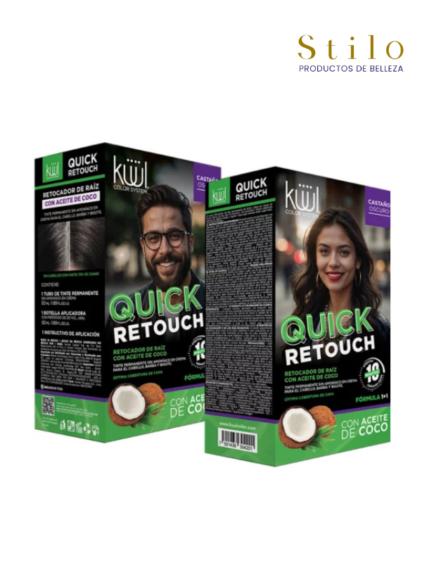 KUUL Quick Retouch Dark Brown Kit 100 ml