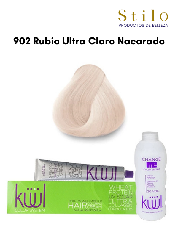 TINTE KUUL 902 90 G CON PEROX. 135 ML