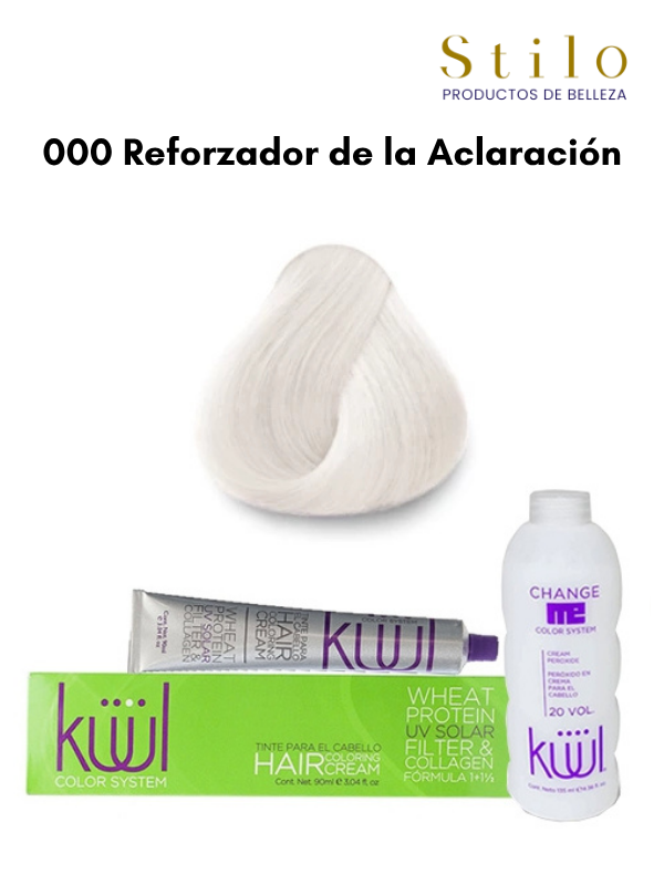 TINTE KUUL 000 90 G CON PEROX. 135 ML