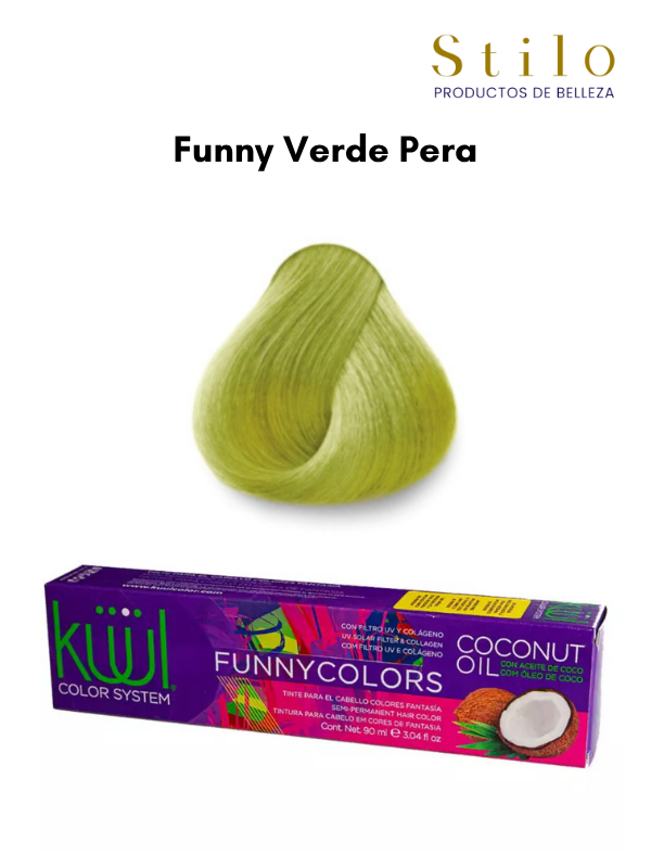 TINTE KUUL FUNNY COLORS Verde Pera 90 G