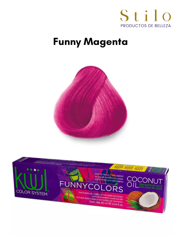 TINTE KUUL FUNNY COLORS Magenta 90 G