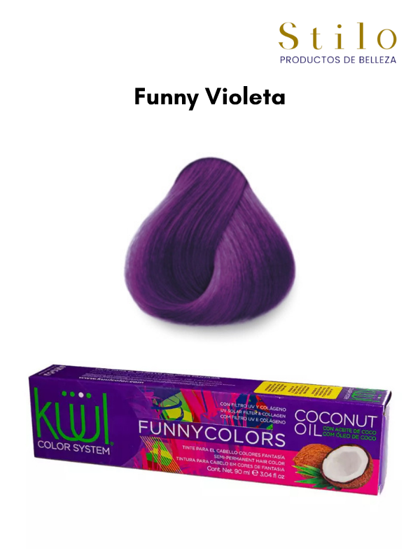 TINTE KUUL FUNNY COLORS Violeta 90 G
