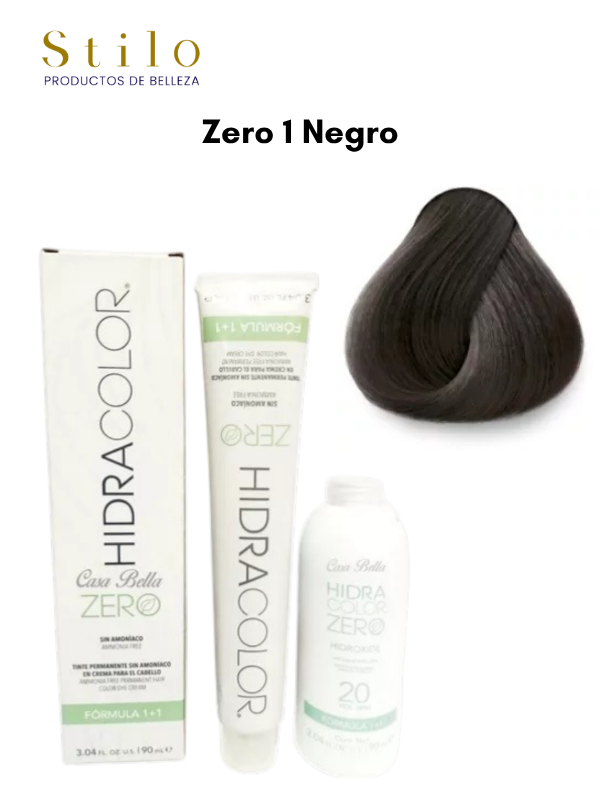 TinteHidra ZERO No. 1 90 g Con Perox. 135 ML