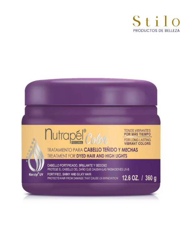 Trat. Capilar Cabello Teñido 360 g Nutrapel
