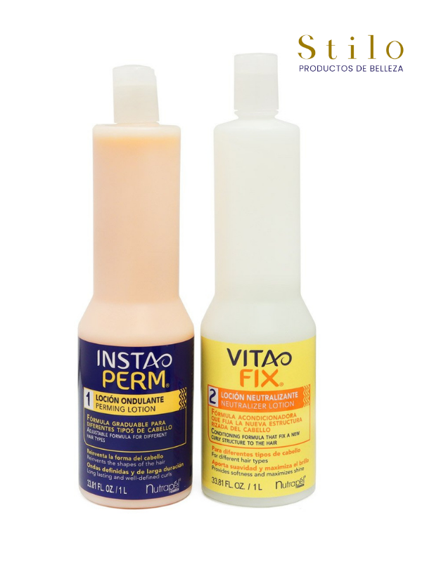 1 Insta-Perm Emulsion Ondulado 1 L/ 1 Vita-Fix Liquido Neutralizante 1 L