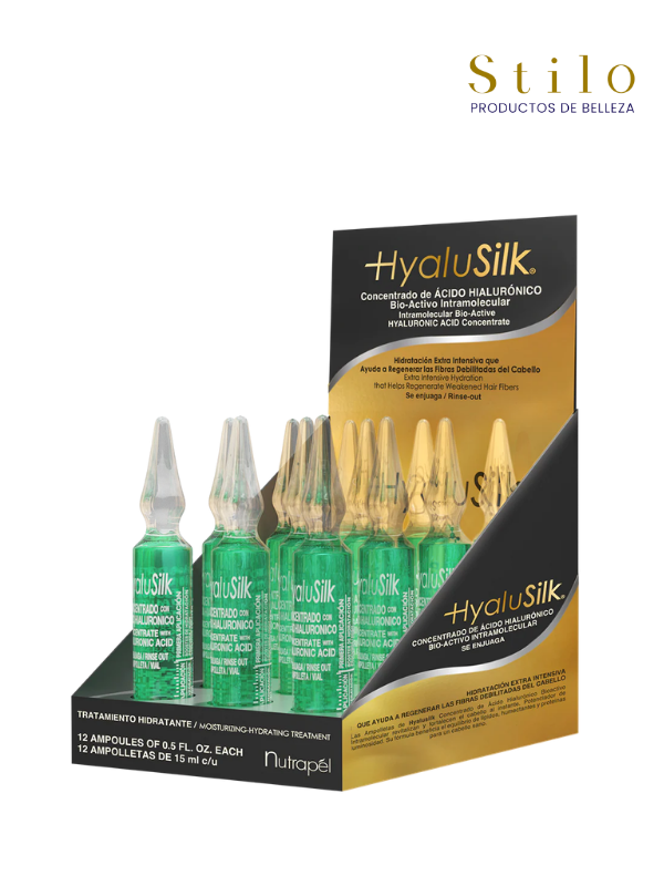 Ampolleta Hyalusilk Acido Hialuronico 15ml 12 estuches c/u