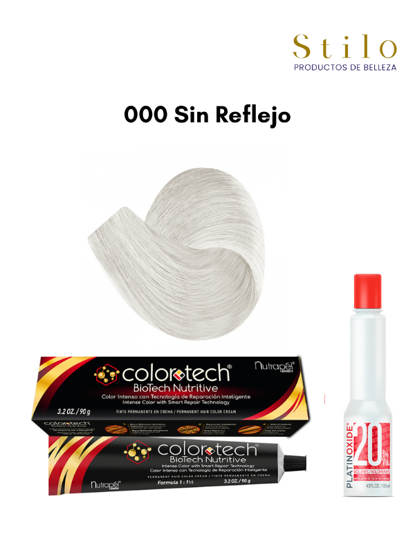 Tinte C. Tech 000 Sin Reflejo 90 g con perox. 135 ml