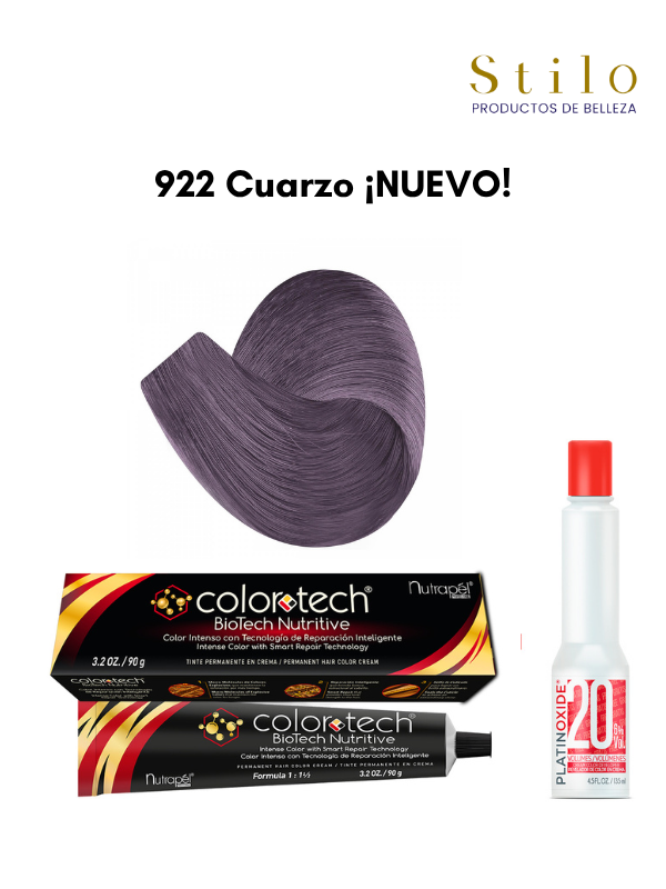 Tinte C. Tech 922 Cuarzo !NUEVO! 90 g con perox. 135 ml