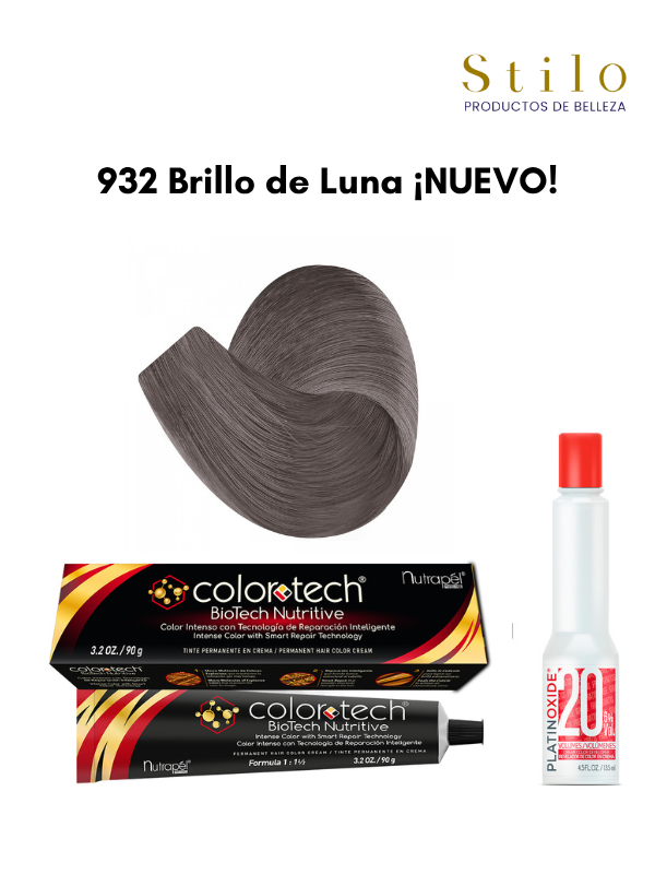Tinte C. Tech 932 Brillo de Luna !NUEVO! 90 g con perox. 135 ml