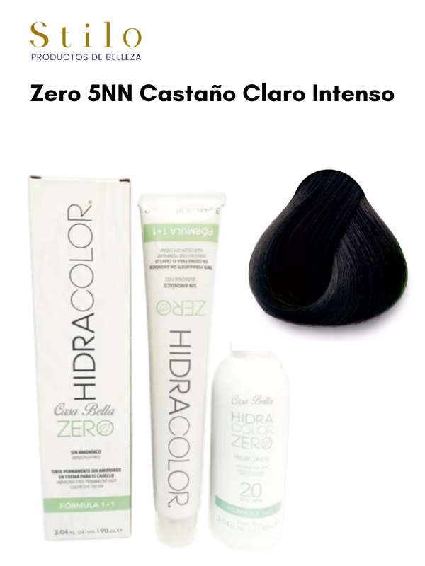 TinteHidra ZERO No. 5NN 90 g Con Perox. 135 ML