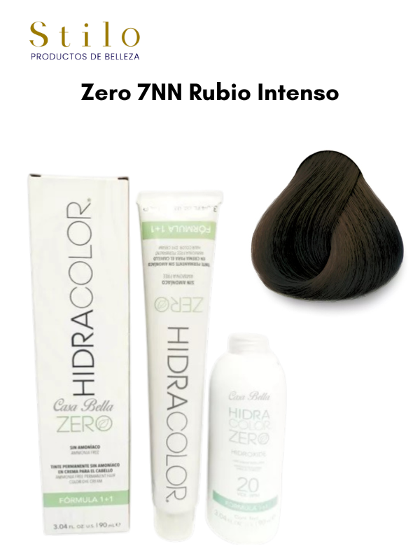 TinteHidra ZERO No. 7NN 90 g Con Perox. 135 ML