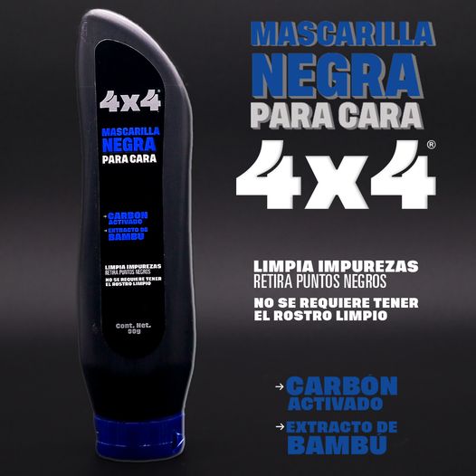 Mascarilla facial negra 90 g