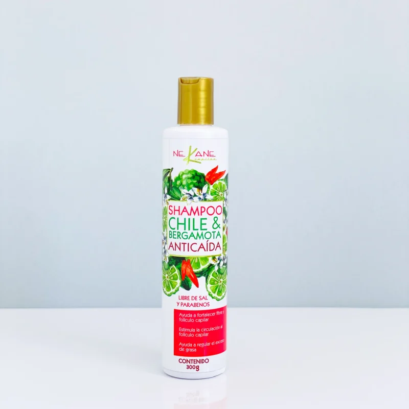 Shampoo anti caida de Chile y Bergamota 300 g