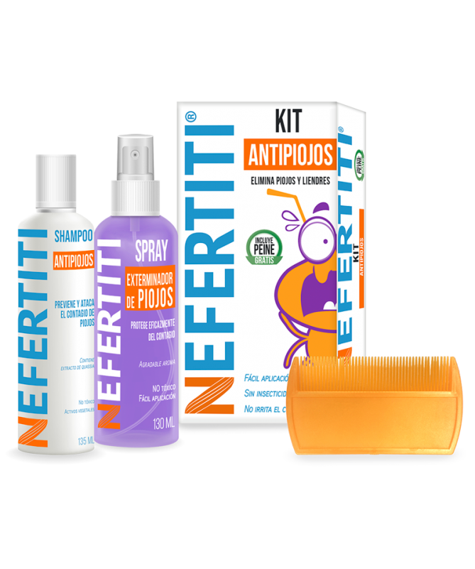 Kit Antipiojos (Shampoo y Spray) 130 ml c/u