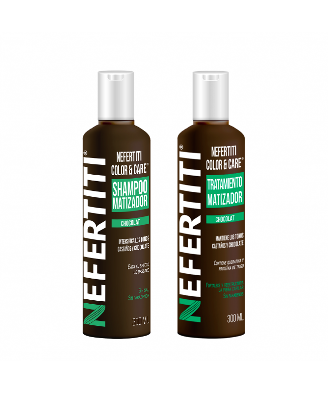 COLOR & CARE SHAMPOO Y TRATAMIENTO CHOCOLAT 300ML